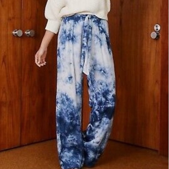 Cloth & stone Venice Tie Dye Wide Leg Pant M like NEW - Picture 2 of 3